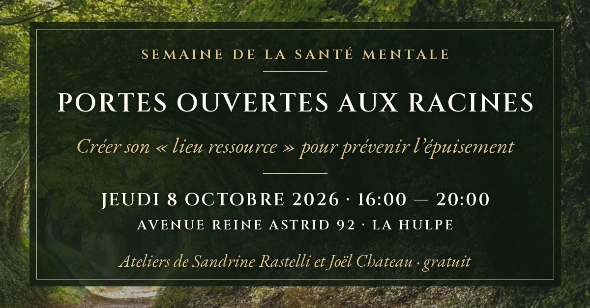 Portes ouvertes Aux Racines, jeudi 8 octobre 2026 à La Hulpe